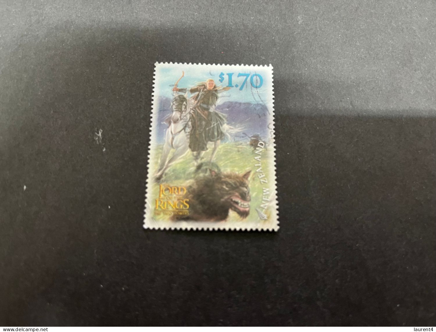 14-9-2023 (stamp) New Zealand - 1 Stamp (Lord Of The Ring) - Used Stamps