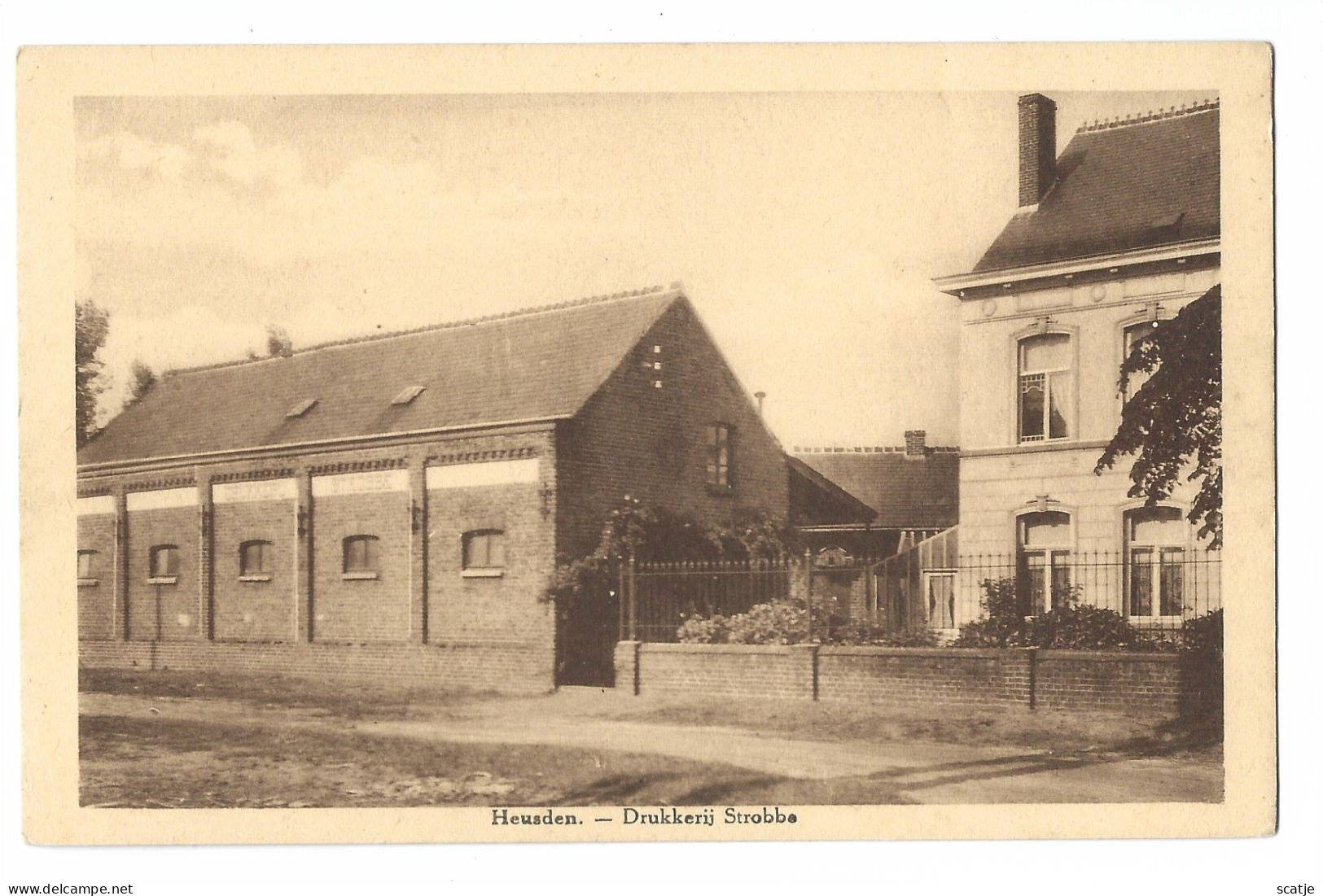 Heusden.   -   Drukkerij Strobbe. - Heusden-Zolder