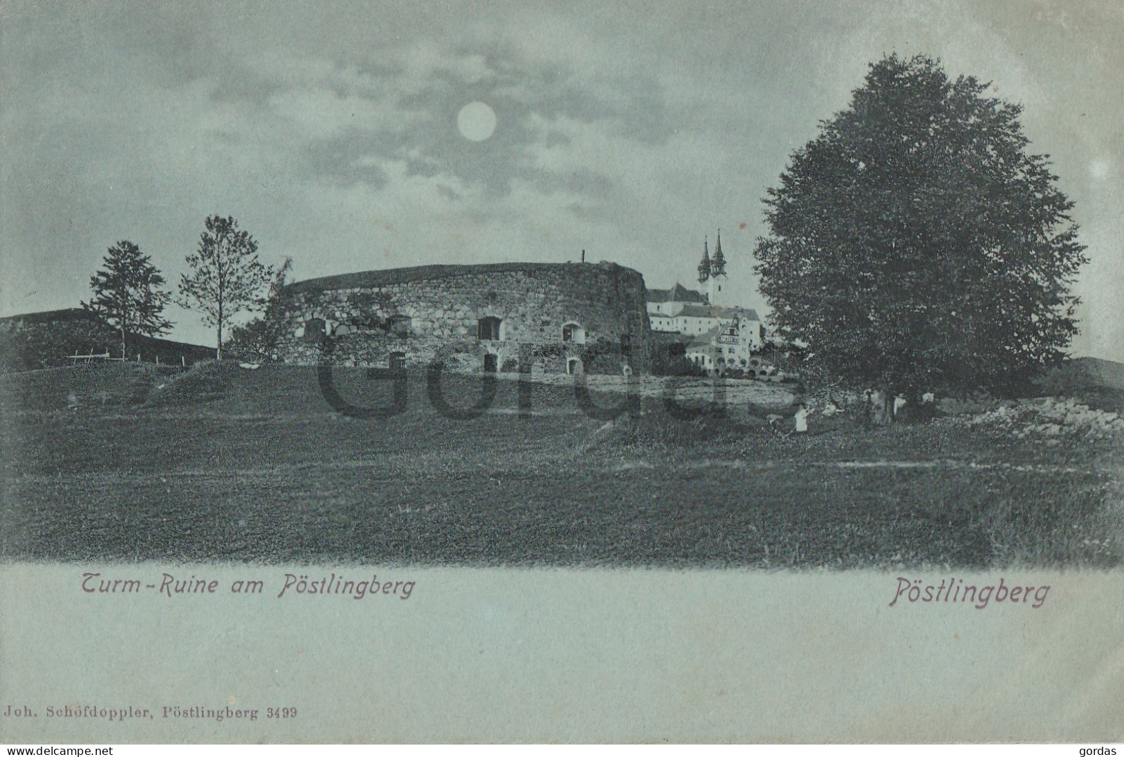 Austria - Linz Am Donau - Postlingberg - Thurm Ruine  - Linz Pöstlingberg