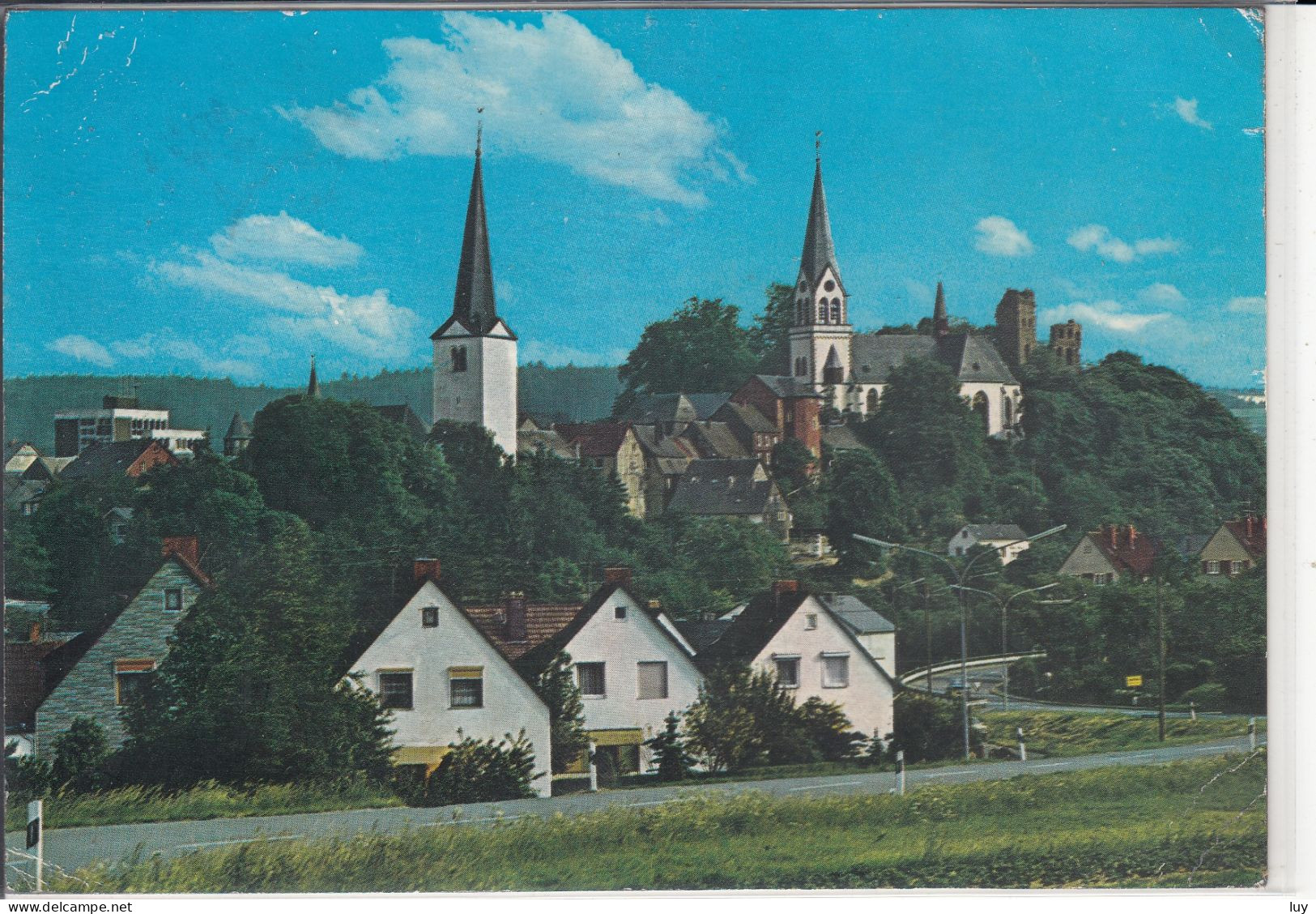 KASTELLAUN Im Hunsrück,  Panorama,  Gel. 1979 - Kastellaun
