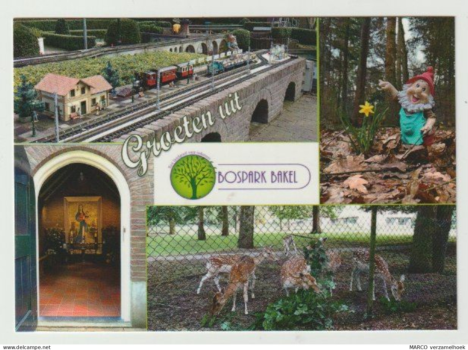 Ansichtkaart-postcard Bospark Bakel (NL) - Gemert
