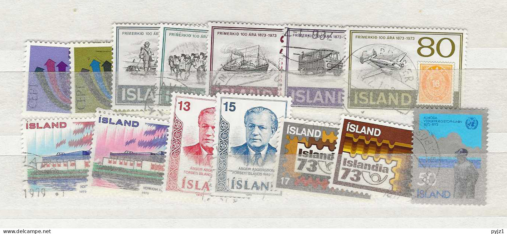 1973 USED Iceland, Year Collection - Oblitérés