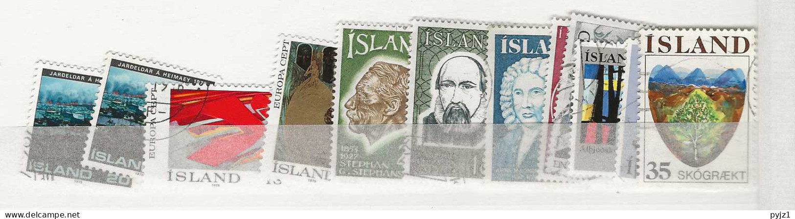 1975 USED Iceland, Year Collection - Usados