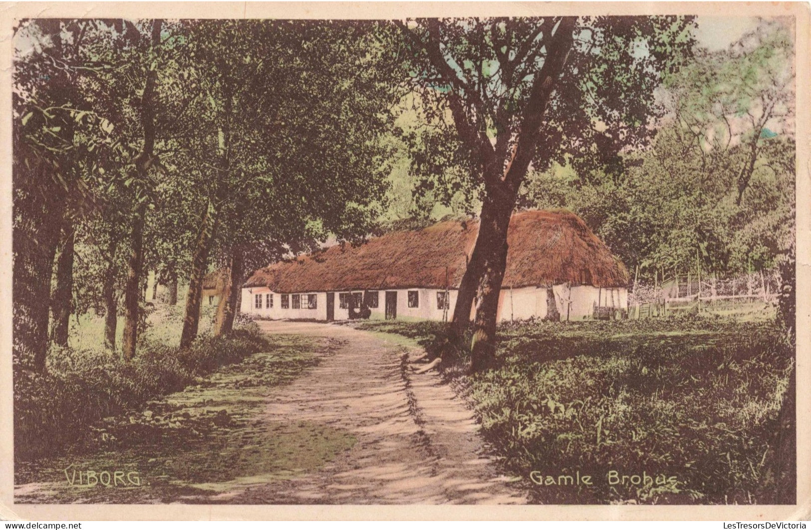 DANEMARK - Viborg - Gamle Brohus - Colorisé -  Carte Postale Ancienne - Denmark