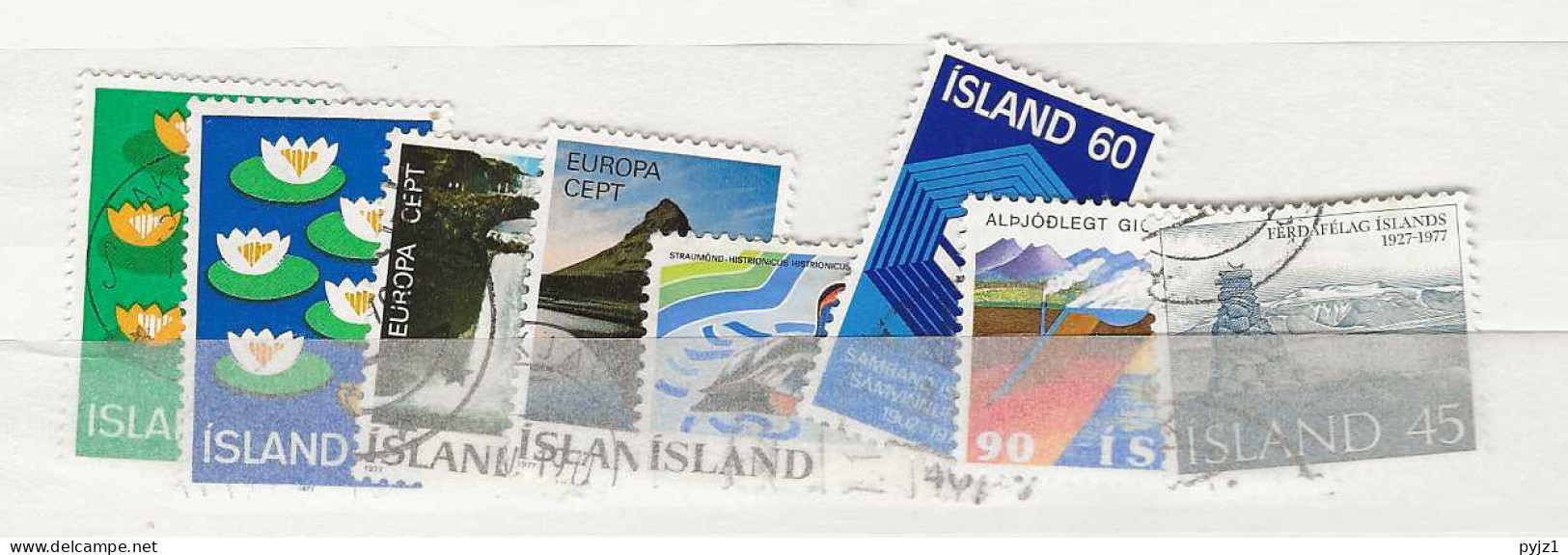 1977 USED Iceland, Year Collection - Used Stamps