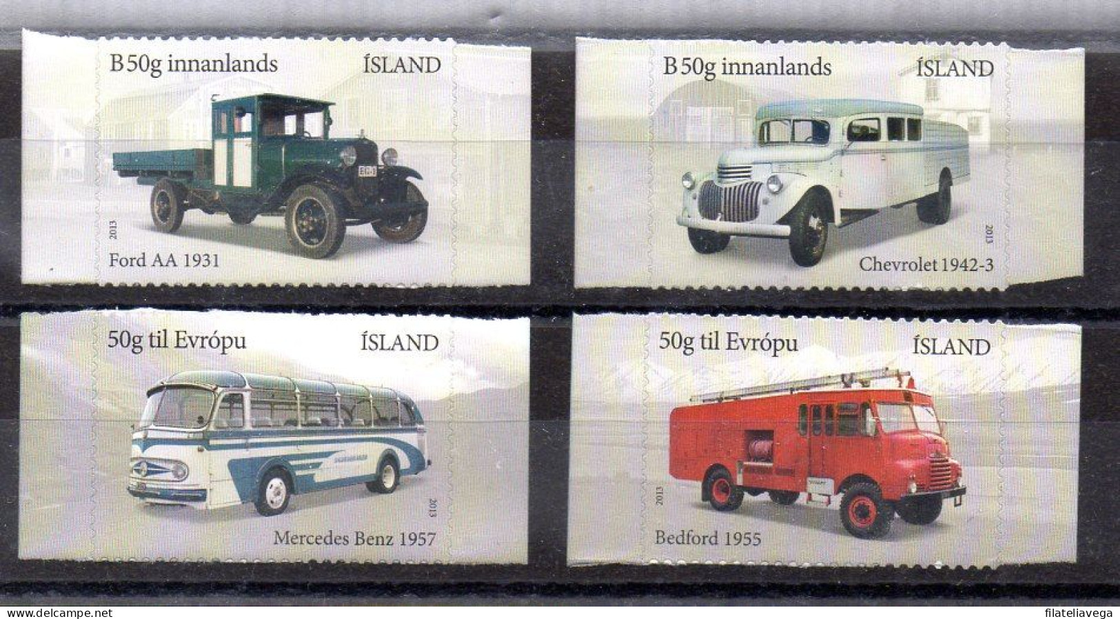 Islandia Serie Nº Yvert 1312/115 ** COCHES (CARS) - Neufs