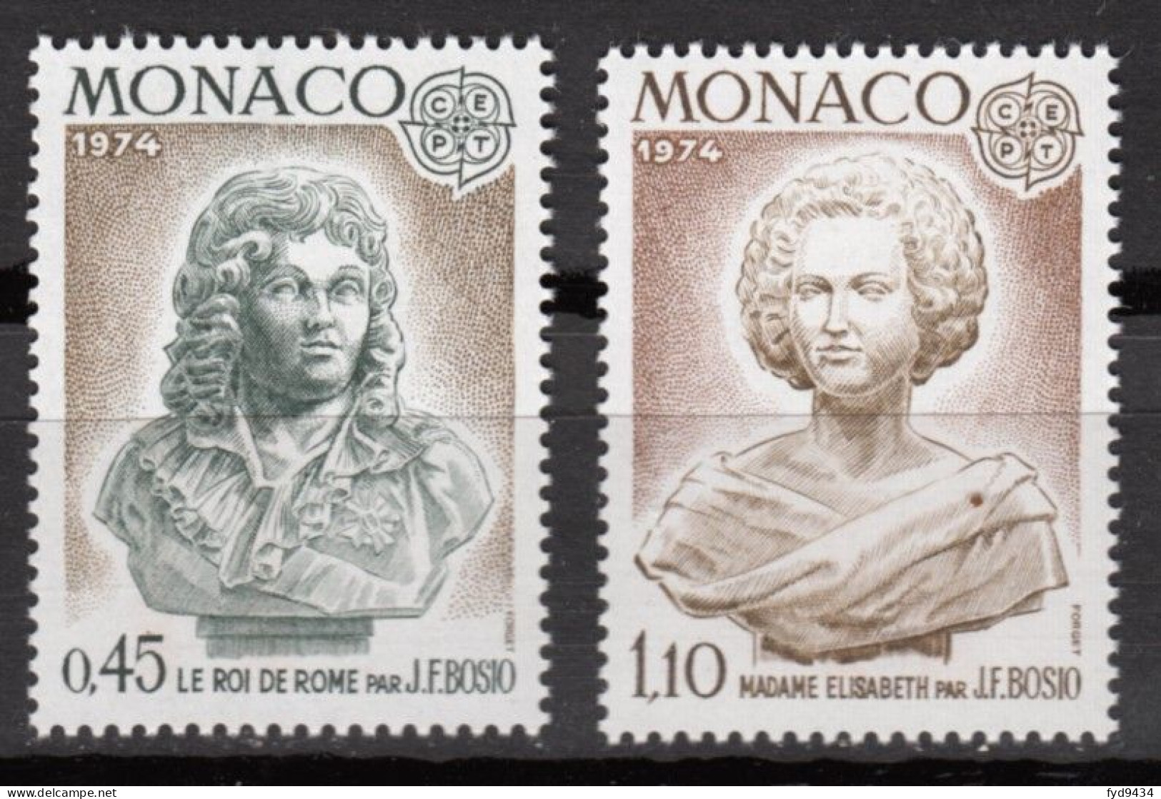 N° 957 Et N° 958 De Monaco - X X - ( E 681 ) - 1974