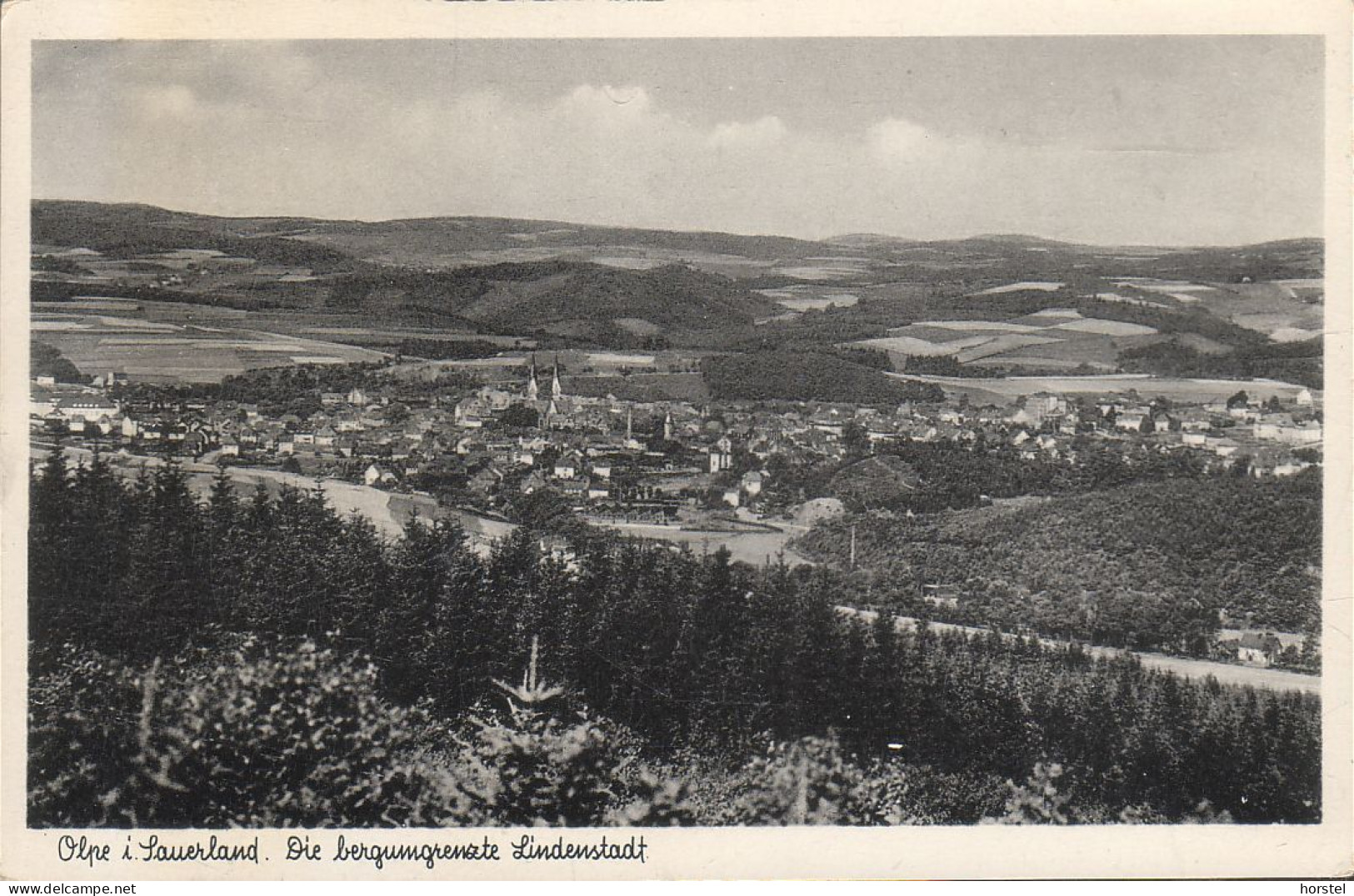 D-57462 Olpe - Panorama - Gasthof Sauerland ( Alte Aufnahme) - Olpe