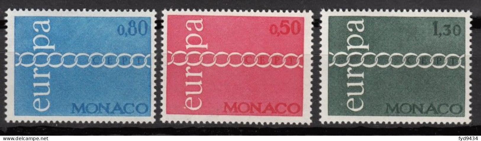 Du N° 863 Au N° 865 De Monaco - X X - ( E 877 ) - 1971