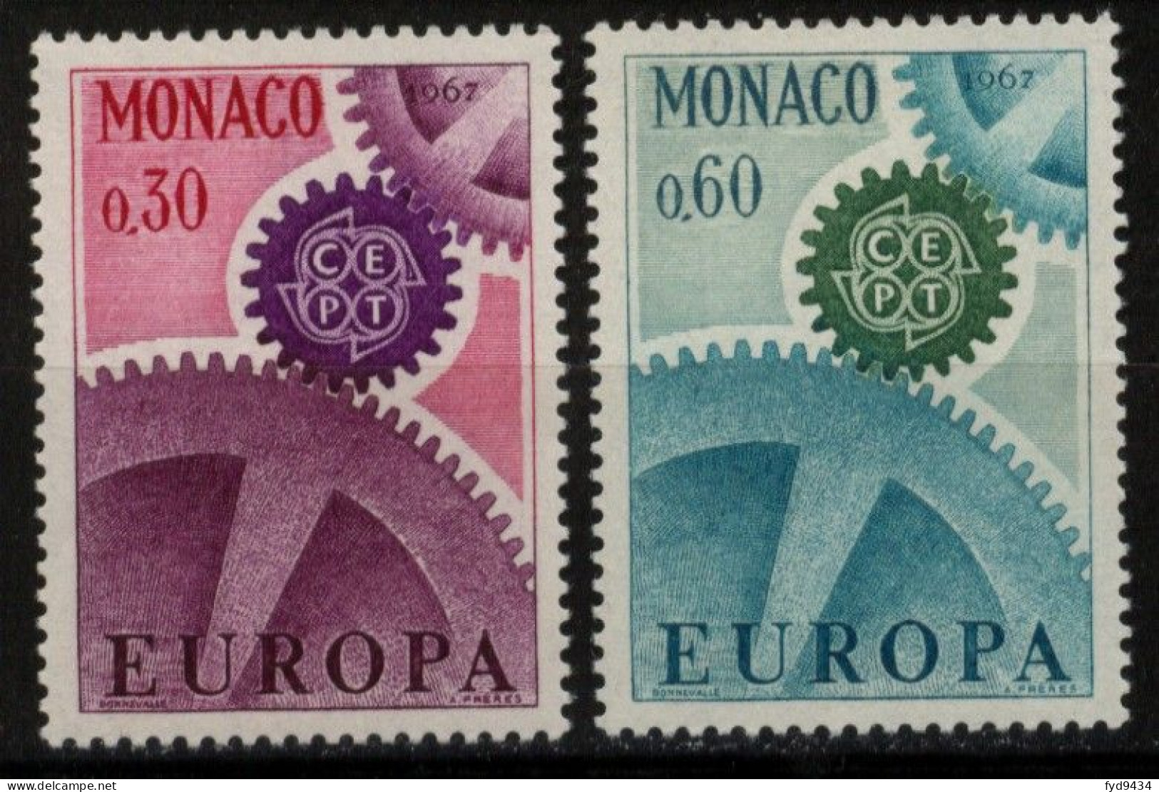 N° 729 Et N° 730 De Monaco - X X - ( E 710 ) - 1967