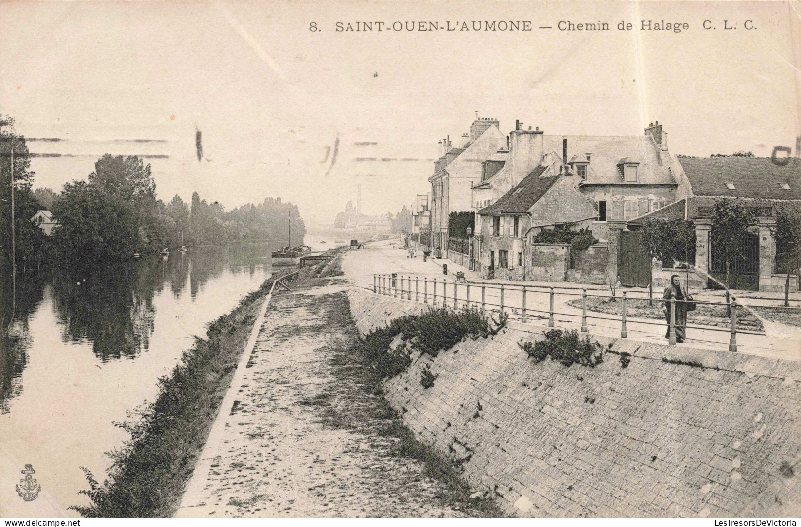 FRANCE - Saint-Ouen-l'Aumône - Chemin De Halage - Carte Postale Ancienne - Saint-Ouen-l'Aumône