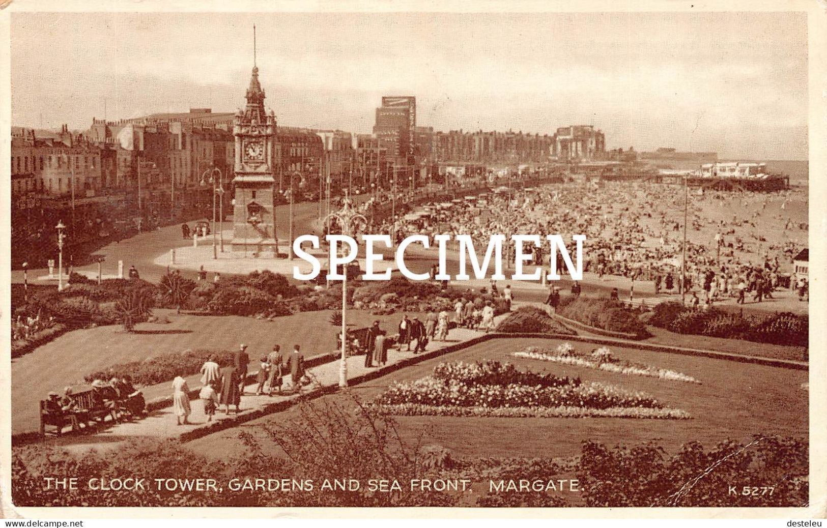 The Clock Tower, Gardens And Sea Front - Margate - Margate