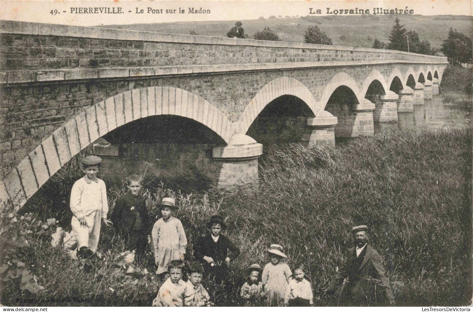 France - La Lorraine Illustrée - Pierreville - Le Pont Sur Le Madon - Carte Postale Ancienne - Lorraine