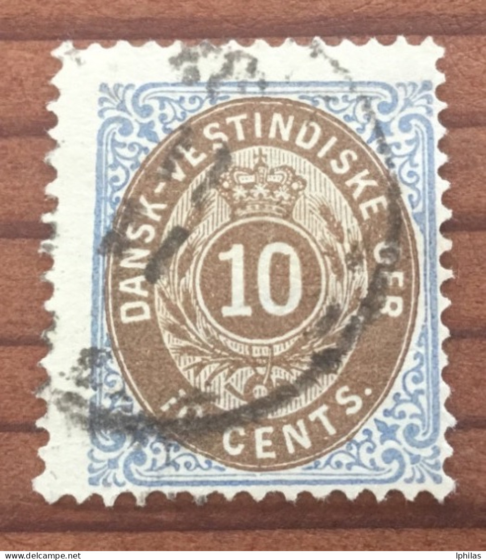 Indien Dänisch West 1893 Gestempelt - Denmark (West Indies)