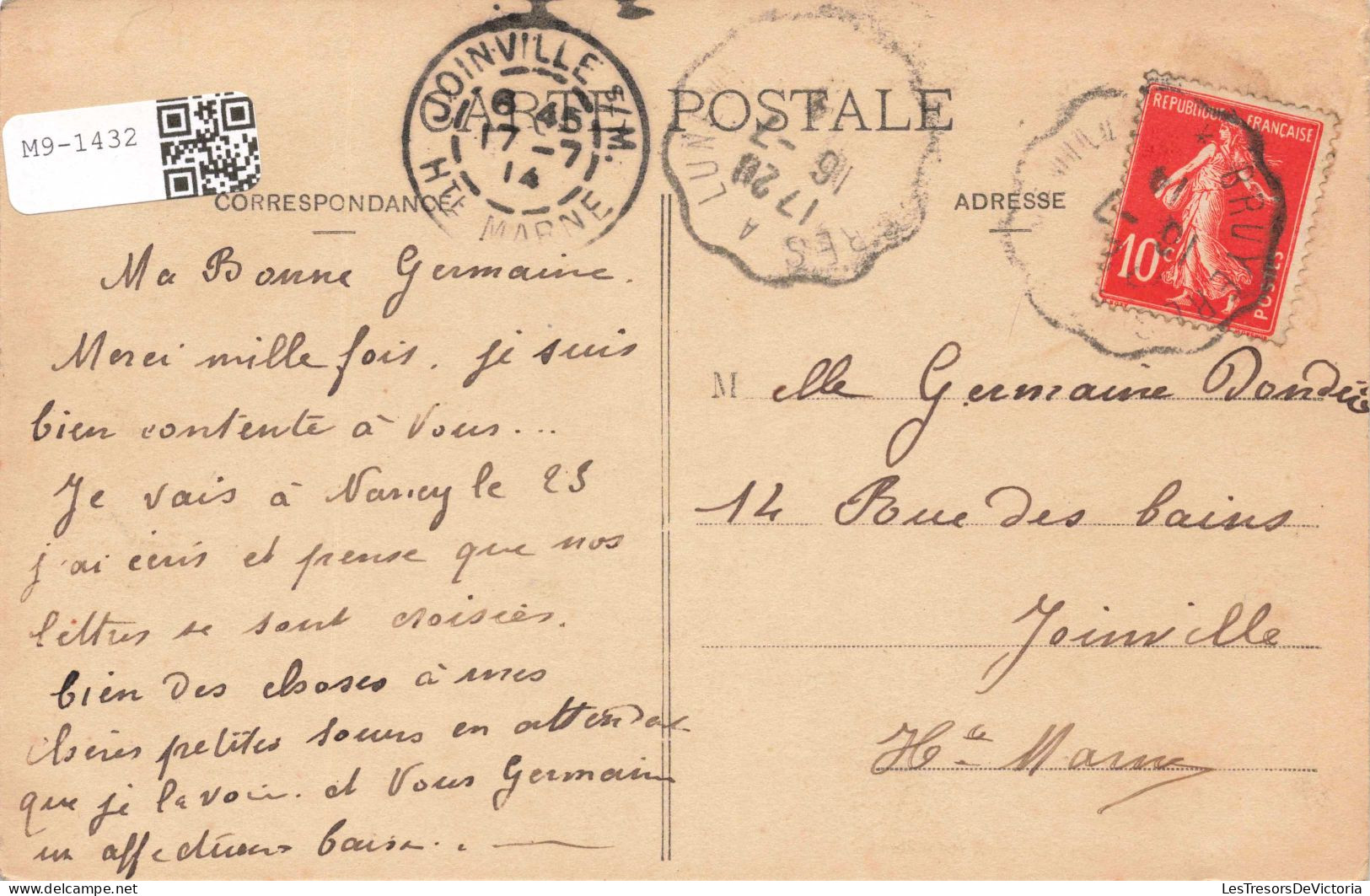 FRANCE - Gerbéviller - Rue De La Poste - Carte Postale Ancienne - Gerbeviller