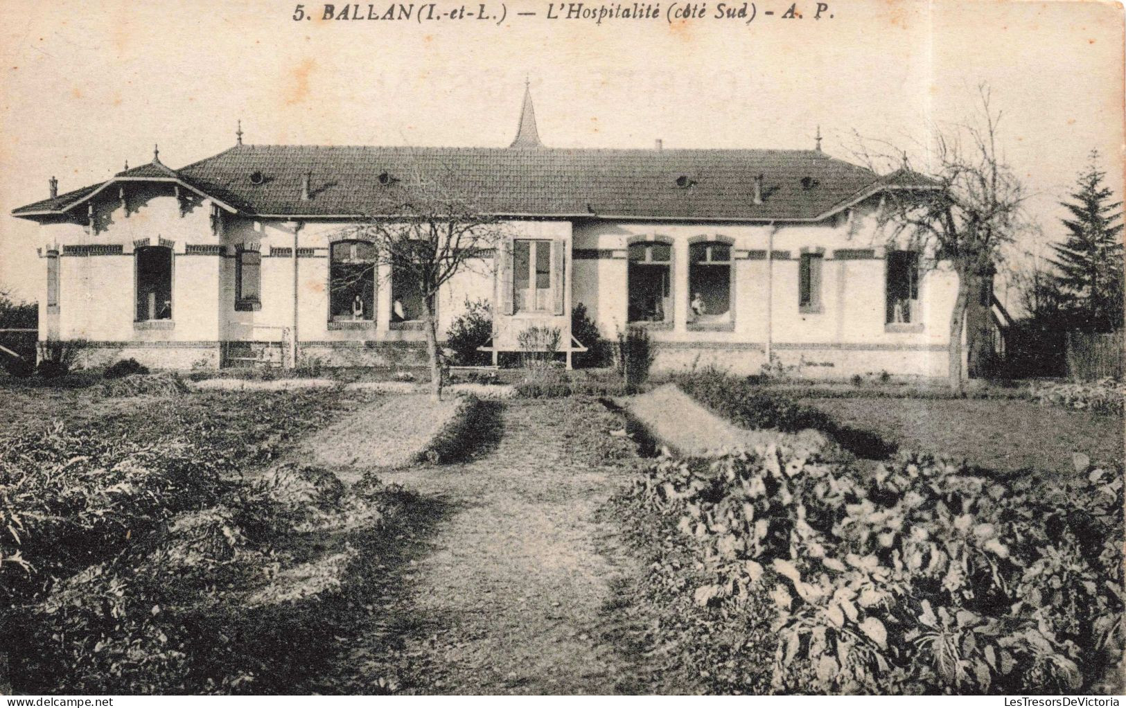 FRANCE - Ballan - L'Hospitalité (côté Sud) - A.P - Carte Postale Ancienne - Ballan-Miré