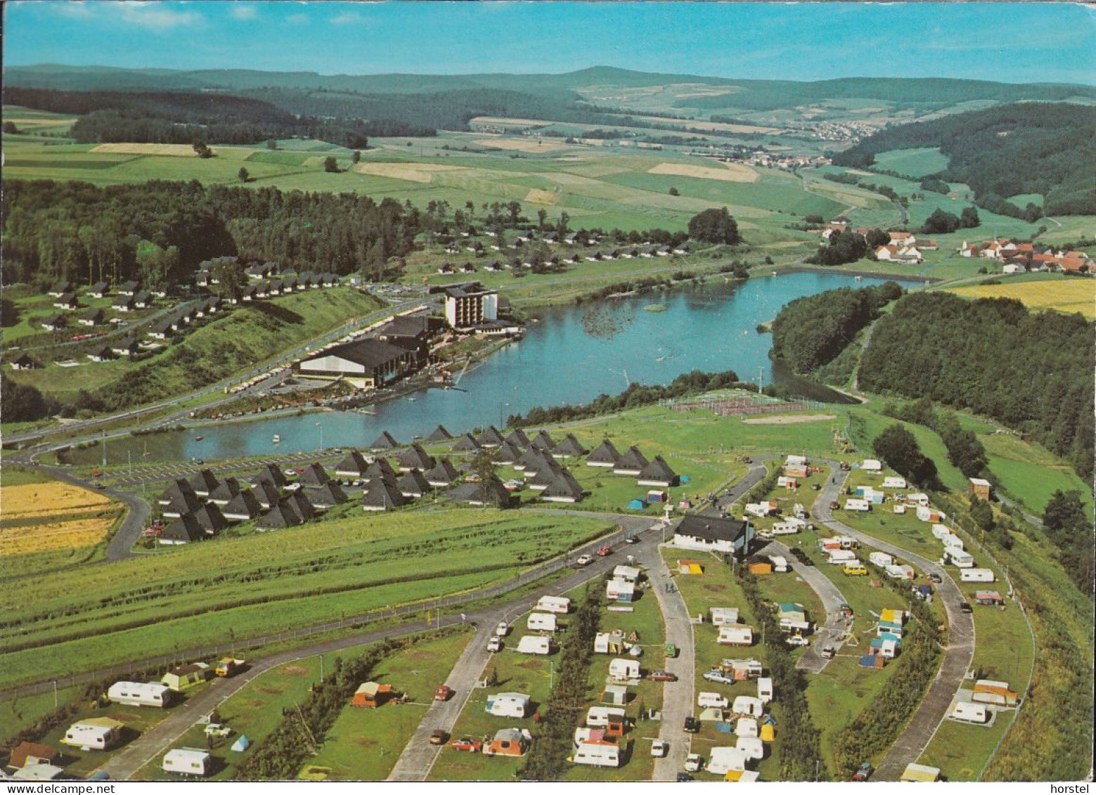 D-36275 Kirchheim - Campingplatz SeePark - Luftbild - Aerial View - Bad Hersfeld