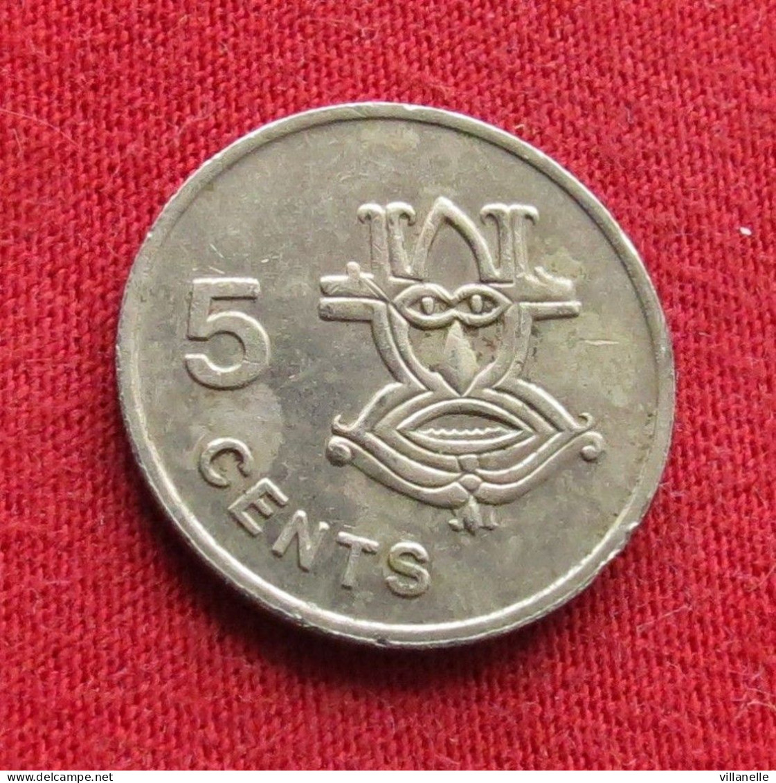 Solomon Islands 5 Cents 1977 KM# 3 Lt 1490 *VT Salomon Salomão - Solomon Islands