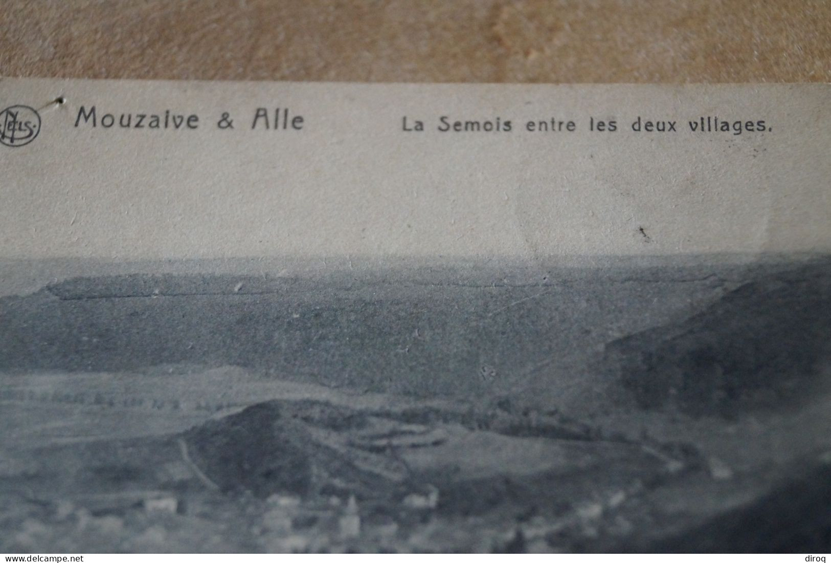 Belle Carte Ancienne, Mouzaive Et Alle , 1914 - Vresse-sur-Semois