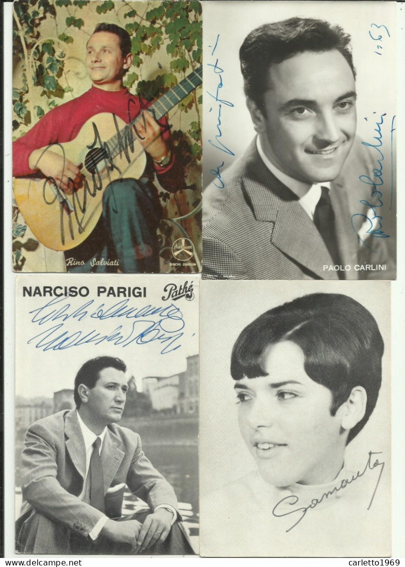 19 AUTOGRAFI  CANTANTI E ATTORI - Cantanti E Musicisti