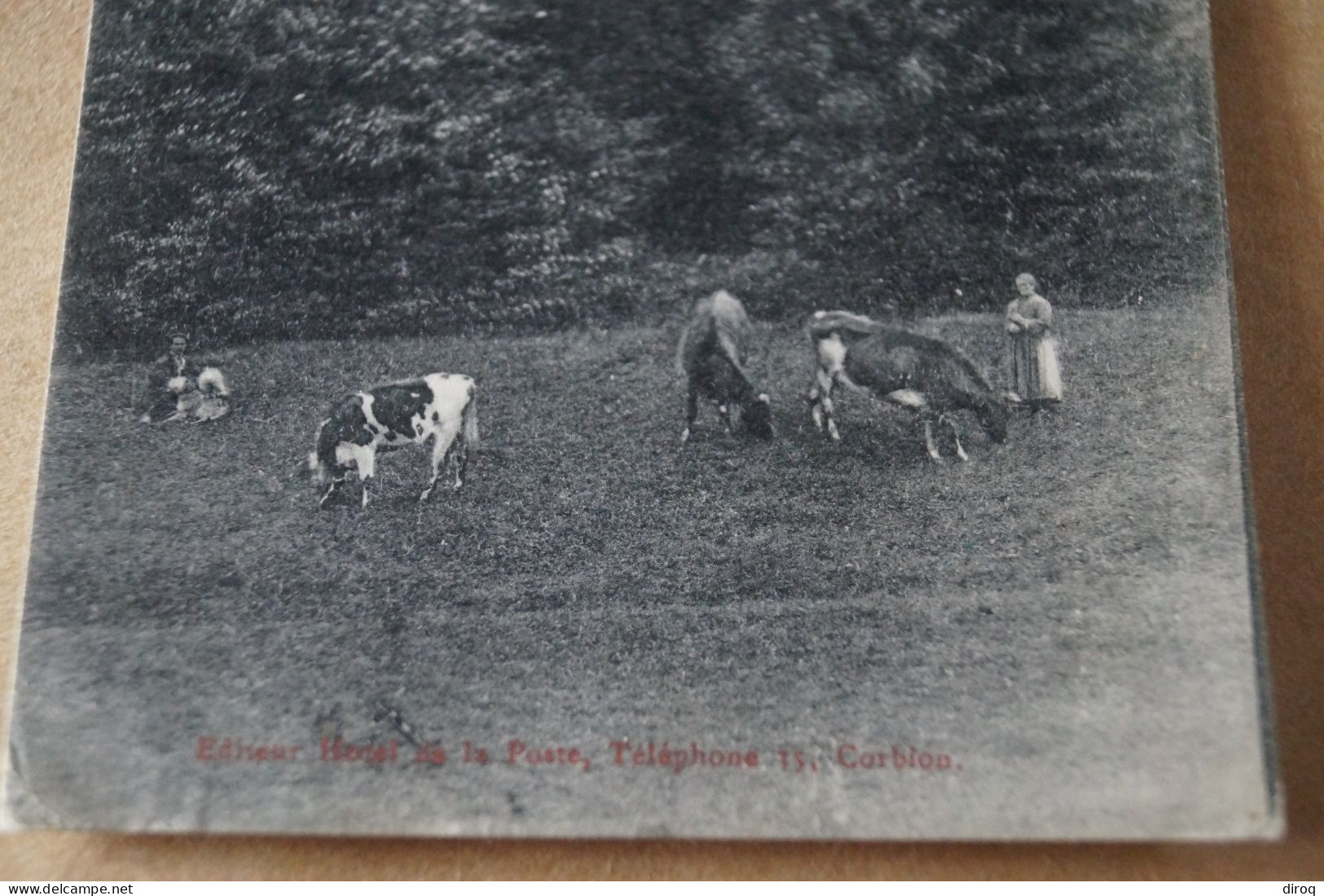 Belle Carte Ancienne, Corbion 1911 ,la Roche Des Fées - Otros & Sin Clasificación