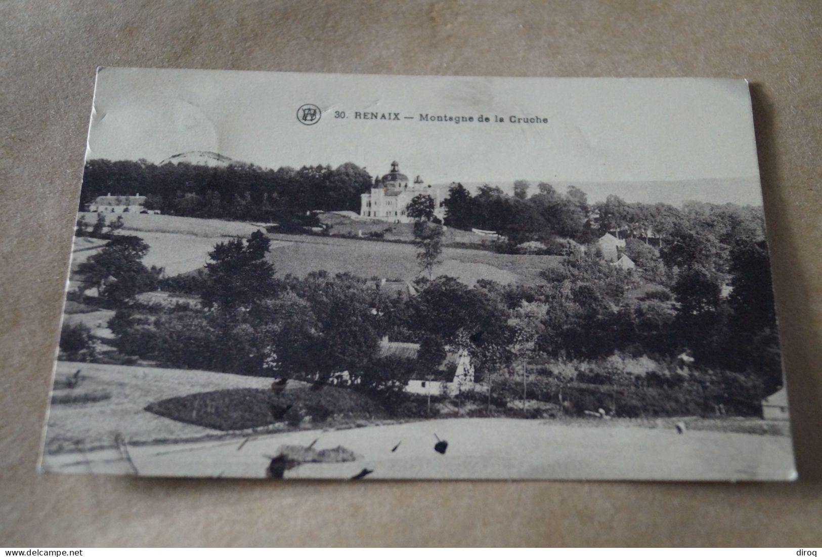 Belle Carte Ancienne, Ranaix , 1933 , Montagne De La Cruche - Renaix - Ronse