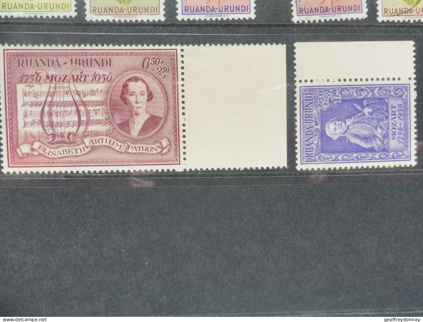 Ruanda Urundi 200/201 Mnh Neuf **/* Parfait  Mooie Mozart - Unused Stamps