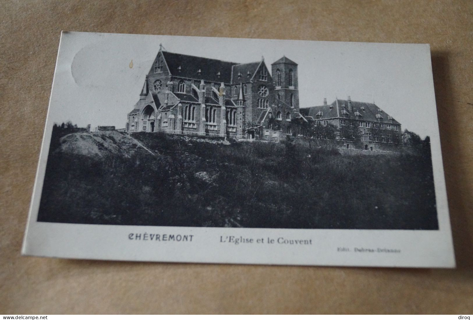 Belle Carte Ancienne, Chèvremont 1912 , L'église Et Le Couvent - Chaudfontaine