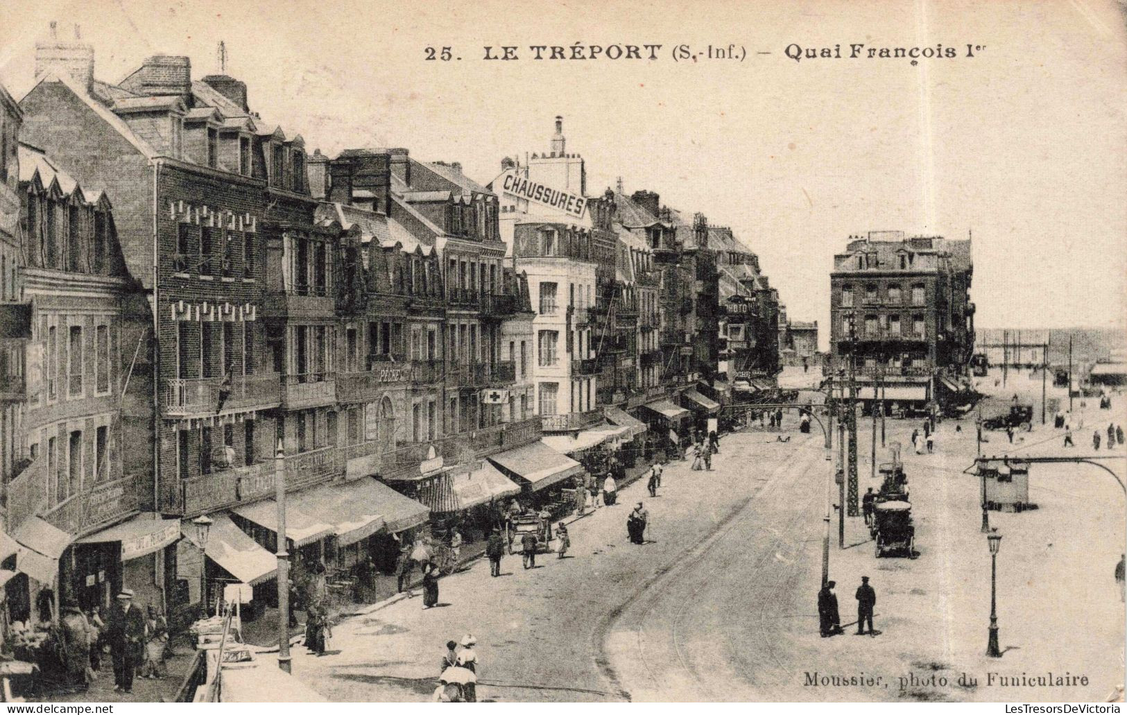 FRANCE - Le Tréport - Quai François Premier - Animé - Carte Postale Ancienne - Le Treport