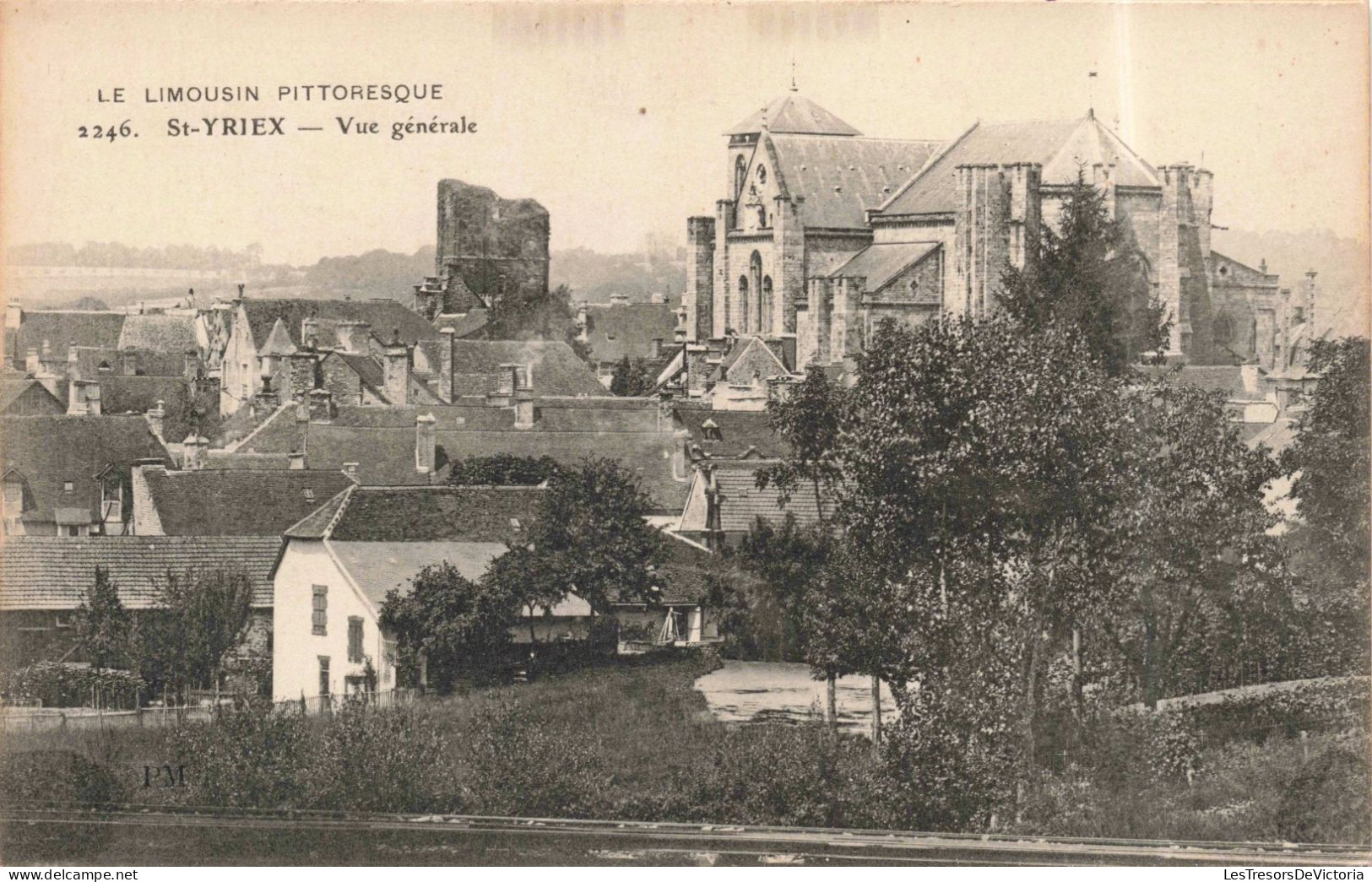 FRANCE - Saint-Yrieix-la-Perche - Vue Générale - Carte Postale Ancienne - Saint Yrieix La Perche