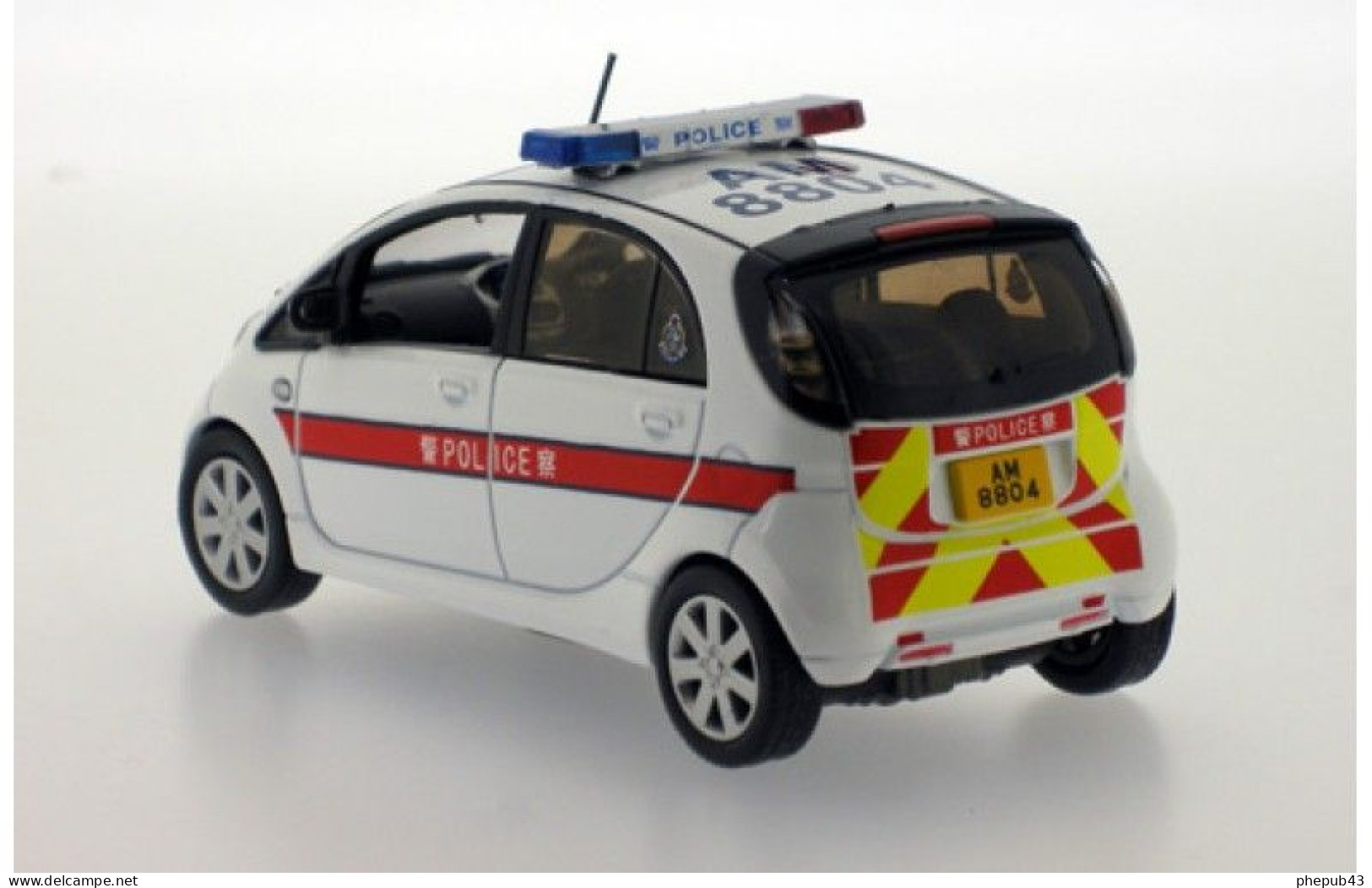 Mitsubishi I-Miev - Hong Kong Police - 2010 - White + Lights - J-Collection - Ixo