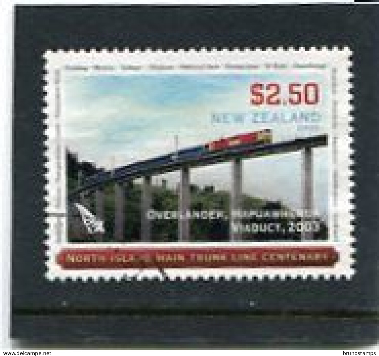 NEW ZEALAND - 2008  2.50$  RAILWAYS   FINE  USED - Used Stamps