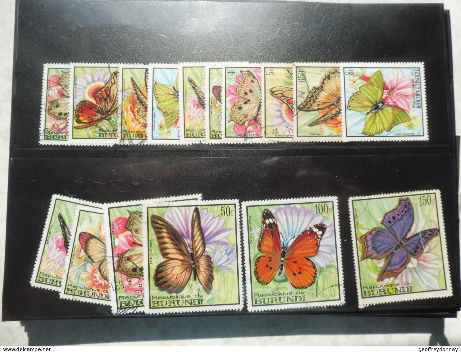 Burundi Serie Pa PA 82/90 Et 274/289  Oblitéré Used 1968 - Used Stamps