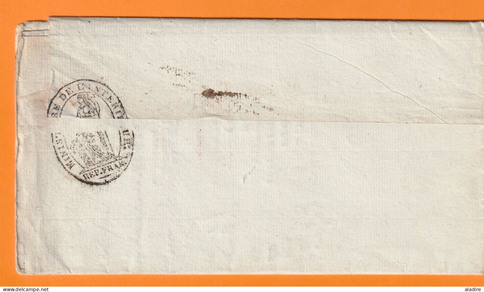 1806 - Lettre Pliée Du Min De L' Intérieur Vers Saintes  - Franchise Postale  - Conscription - 1801-1848: Vorläufer XIX