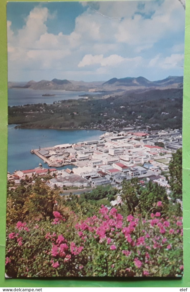 ST LUCIA , West Indies , View Over CASTRIES , Capital Of St Lucia , 60 ', TB - Santa Lucía