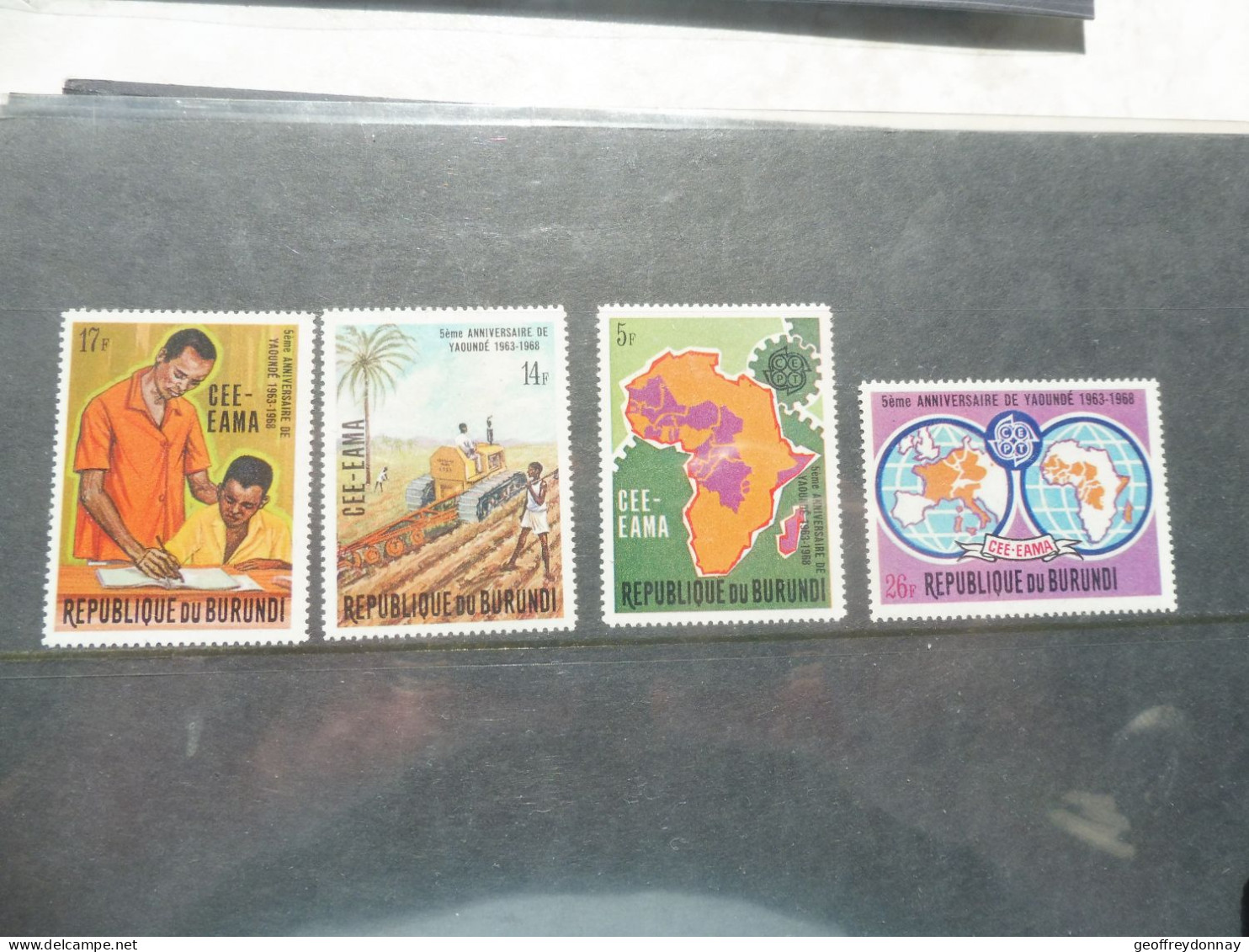 Burundi Serie 310/313  Mnh Neuf **  Perfect 1969 - Nuovi