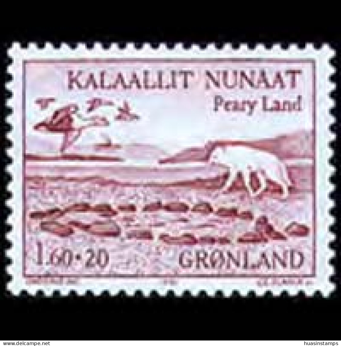 GREENLAND 1979 - Scott# B9 Polar Wolf Set Of 1 MNH - Neufs