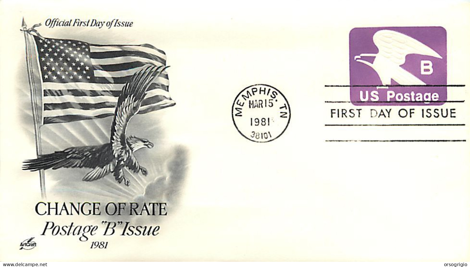 USA  -  FDC 1981 - Air Mail    Us Postage B - 1981-00