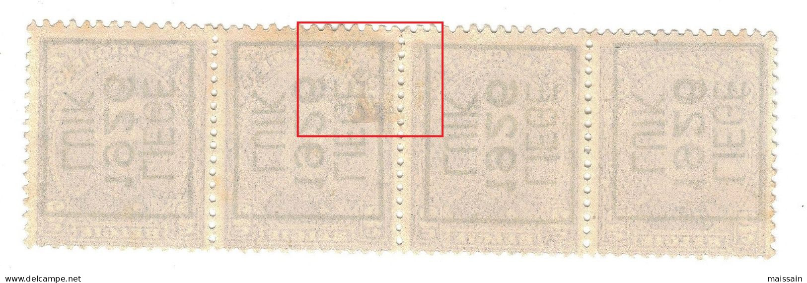 PRE132A-II  1926 - LIEGE 1926 LUIK En Bande De 4.  Sans Gomme, Trace De Charnière - Typografisch 1922-26 (Albert I)