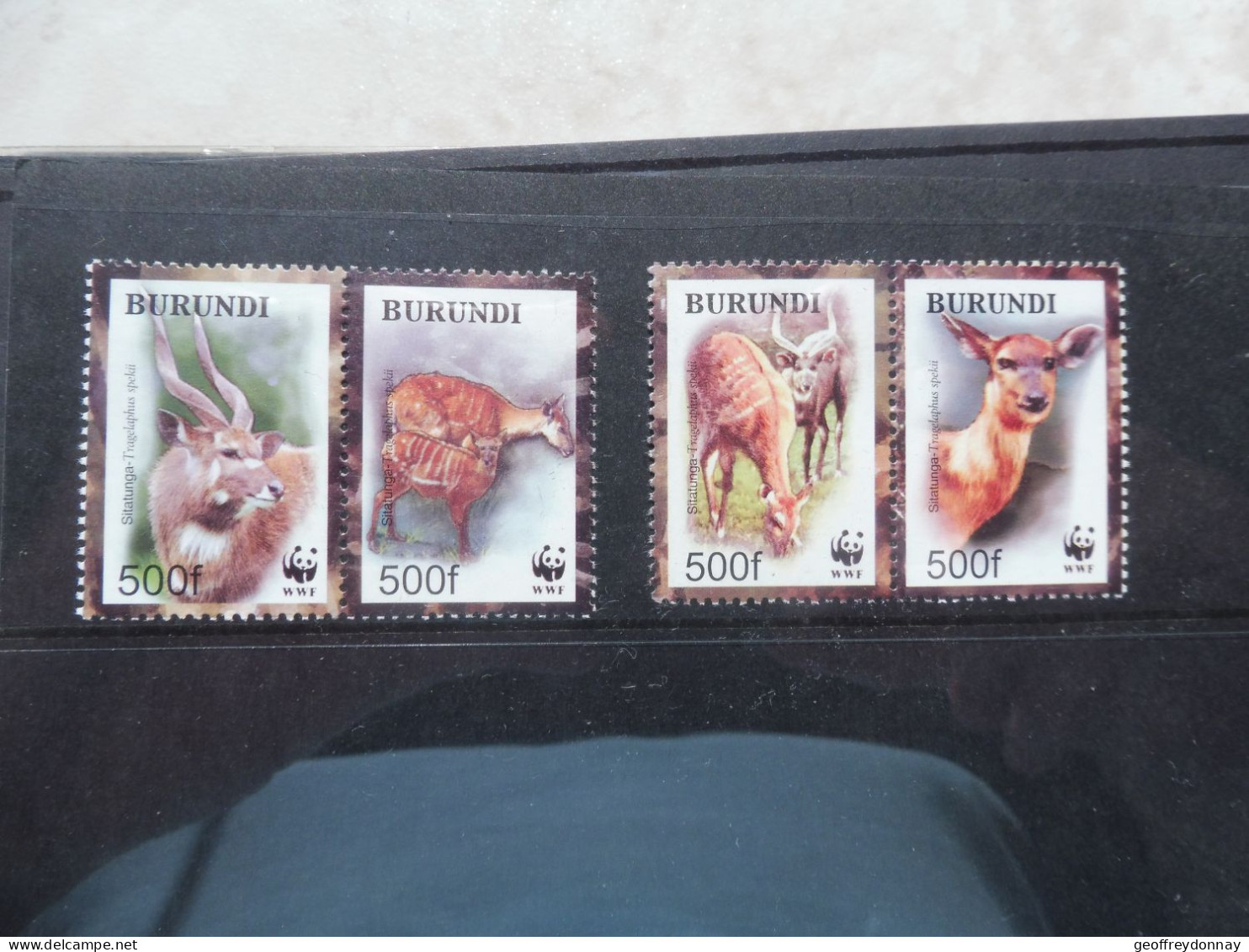 Burundi Serie 1115/1118 Wwf Animaux Dieren Mnh Neuf ** 2004 - Unused Stamps