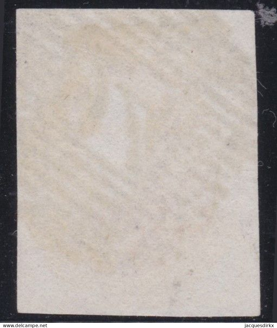 Belgie  .   OBP    .    8 (2 Scans)    .    O     .    Gestempeld     .   /   .    Oblitéré - 1851-1857 Medaillen (6/8)