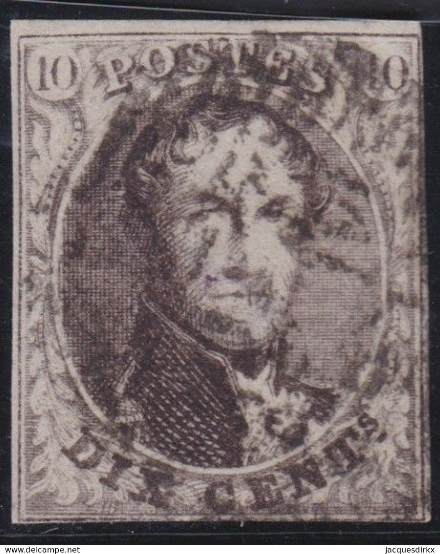 Belgie  .   OBP    .    10A    .    O     .    Gestempeld     .   /   .    Oblitéré - 1858-1862 Médaillons (9/12)