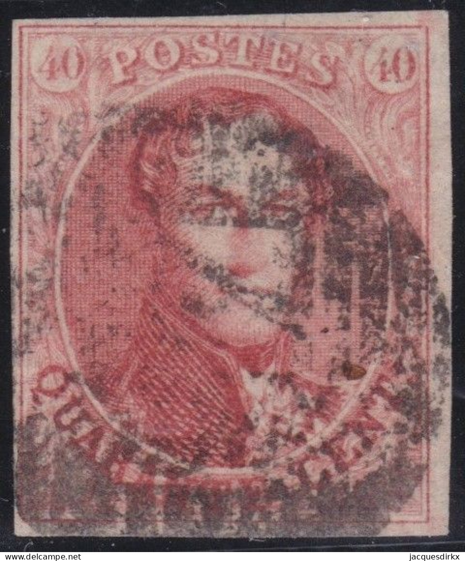 Belgie  .   OBP    .    12A (2 Scans)     .    O     .    Gestempeld     .   /   .    Oblitéré - 1858-1862 Medallones (9/12)