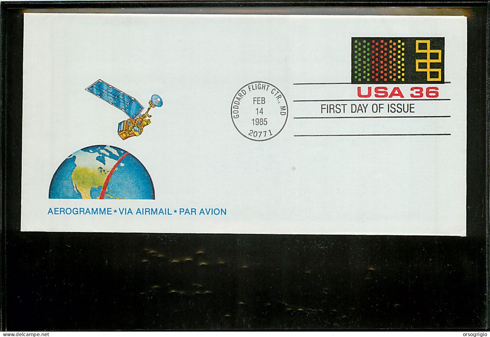 USA  -   Aerogramme - FDC 1985 - 36c. - 1981-00