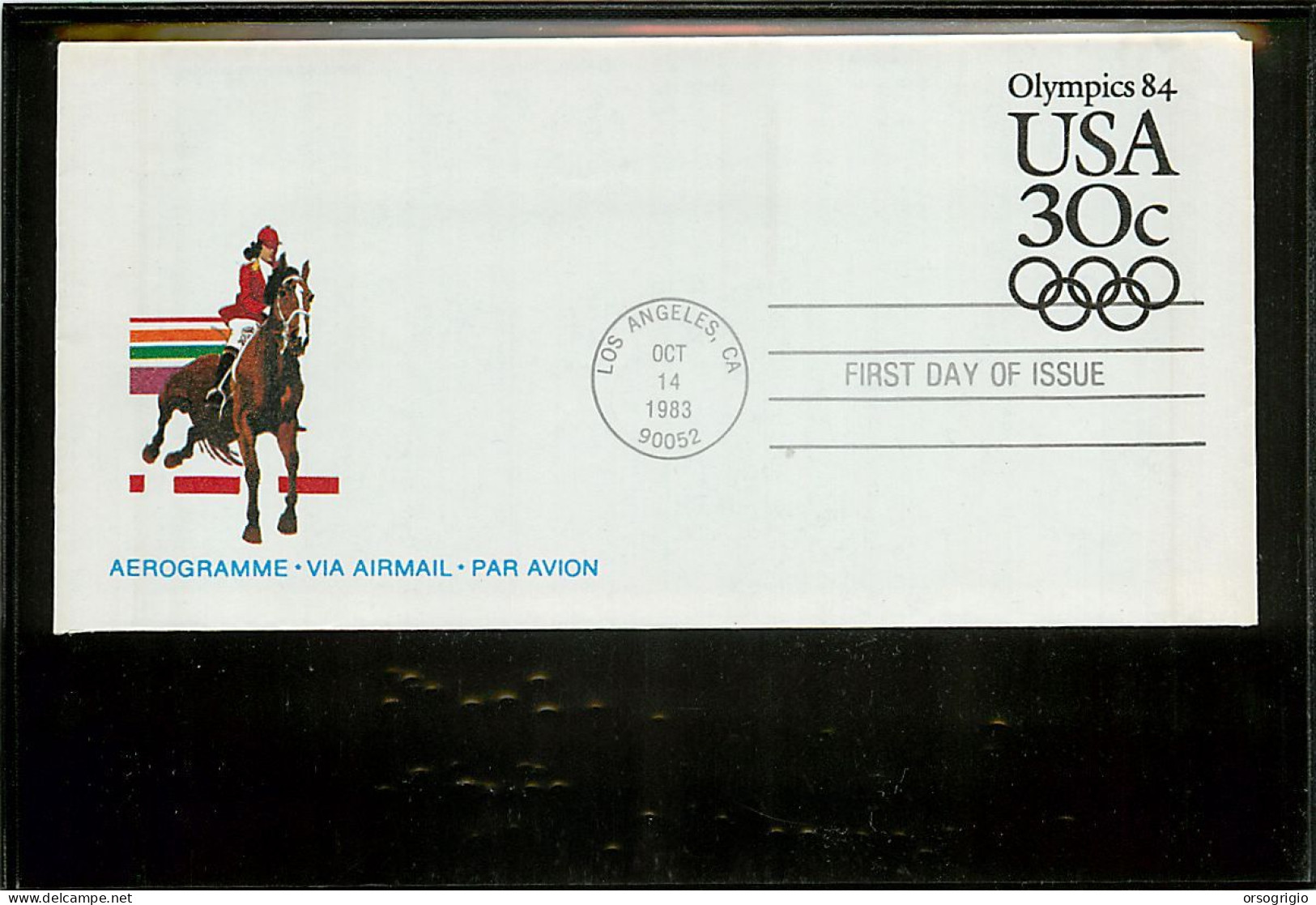 USA  -   Aerogramme - FDC 1983 - 30c. - 1981-00