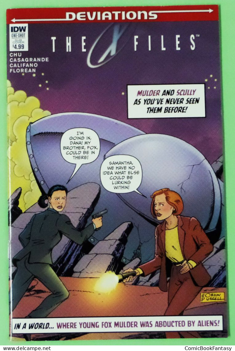 The X-Files Deviations One-Shot Variant 2016 IDW - NM - Autres Éditeurs