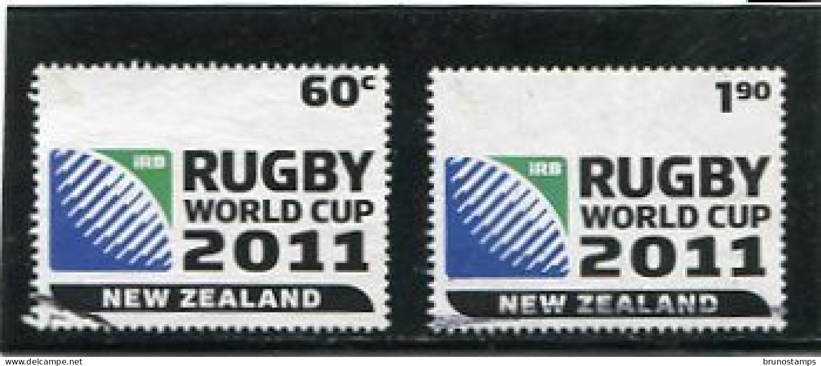 NEW ZEALAND - 2010  RUGBY WORLD CUP  SET  FINE  USED - Gebruikt