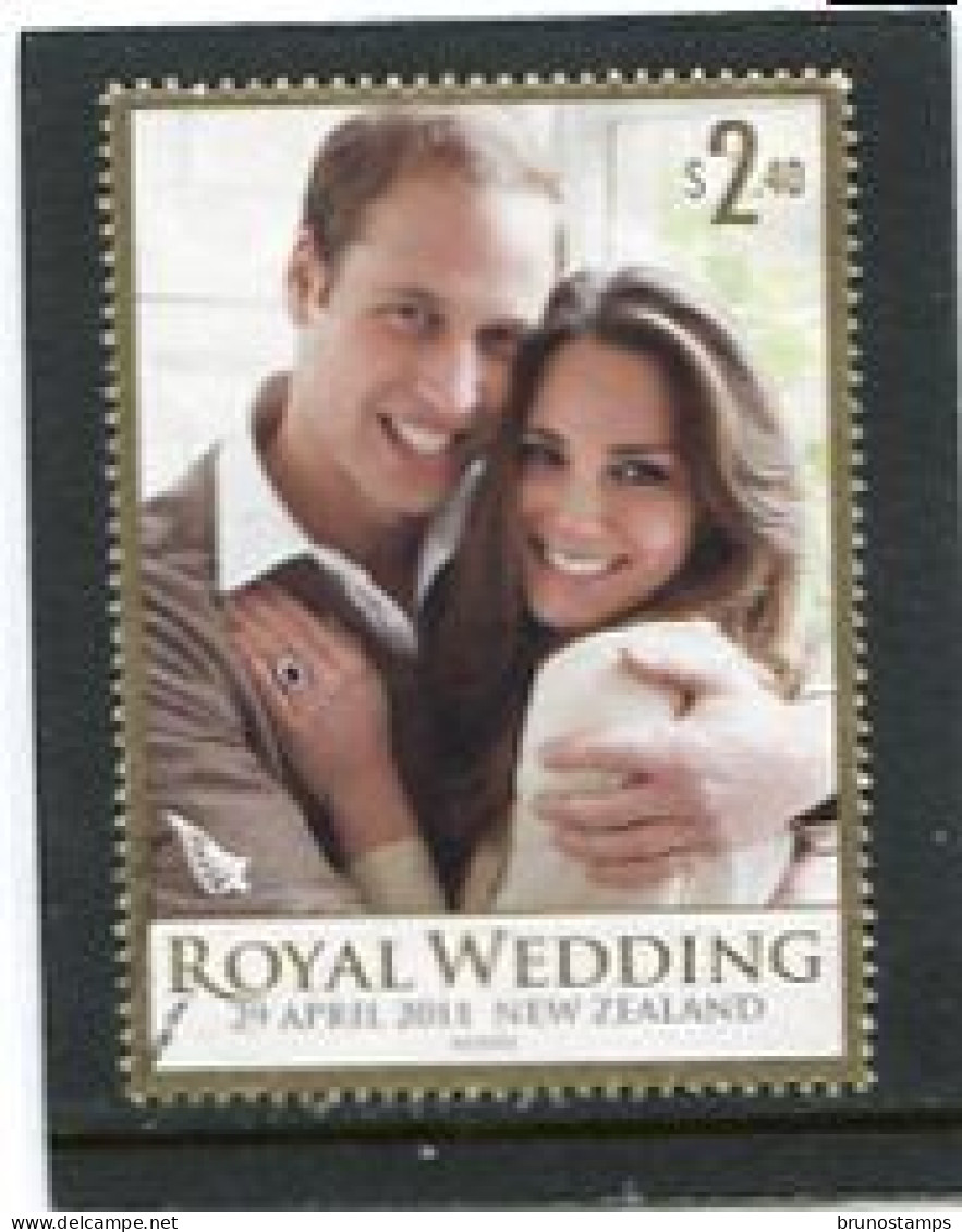 NEW ZEALAND - 2011  2.40$  ROYAL WEDDING  FINE  USED - Oblitérés