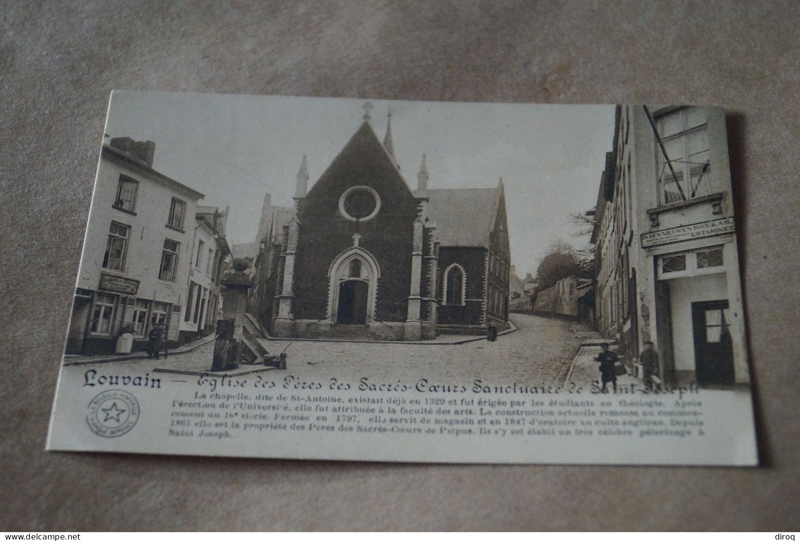 Belle Carte Ancienne, Louvain,église Des Pères De Saint Joseph, 1912 - Leuven