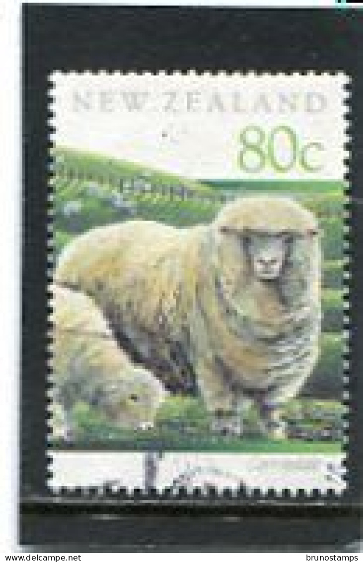 NEW ZEALAND - 1991  80c  SHEEPS  FINE  USED - Gebraucht